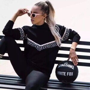 Sarah’s Day x White Fox Active All I Do Is Brunch Blackout Lounge Sweatshirt